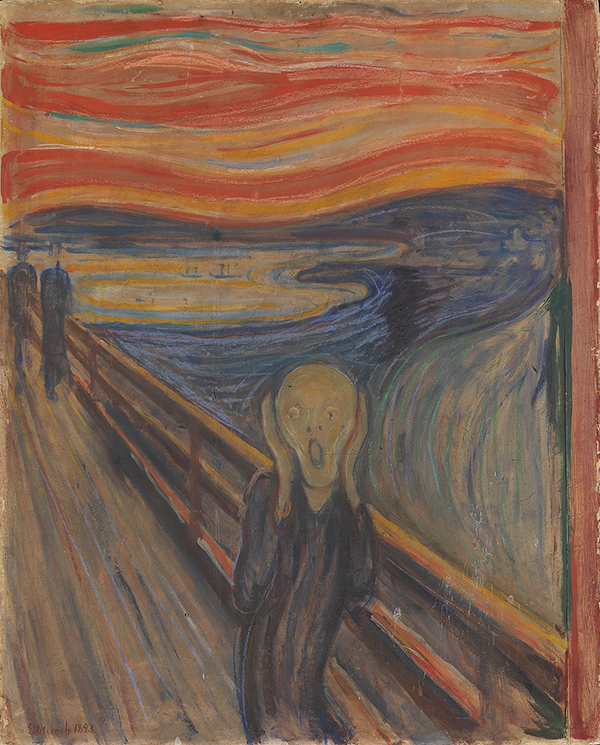 Edvard Munch, Expressionist, Painting - The Scream